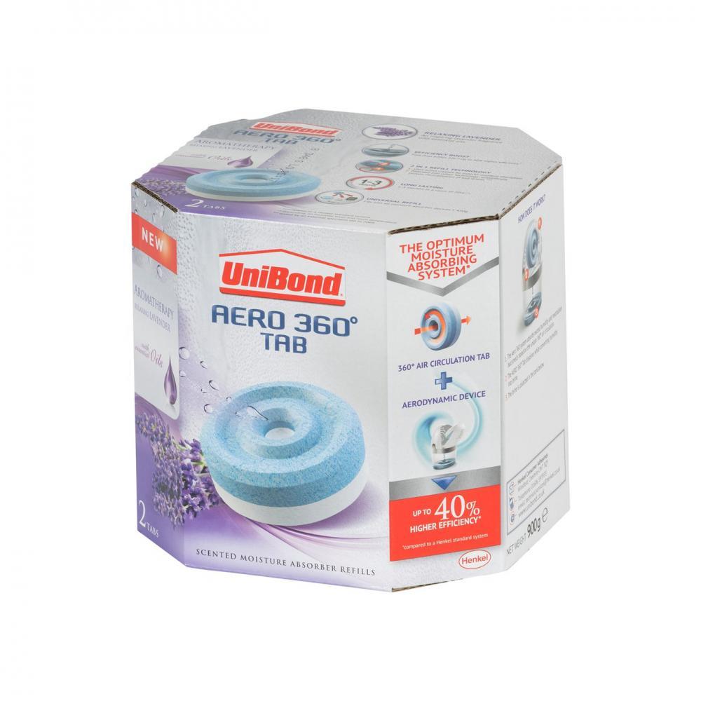 Unibond Aero 360 Refill Tab Twin Pack - Lavender