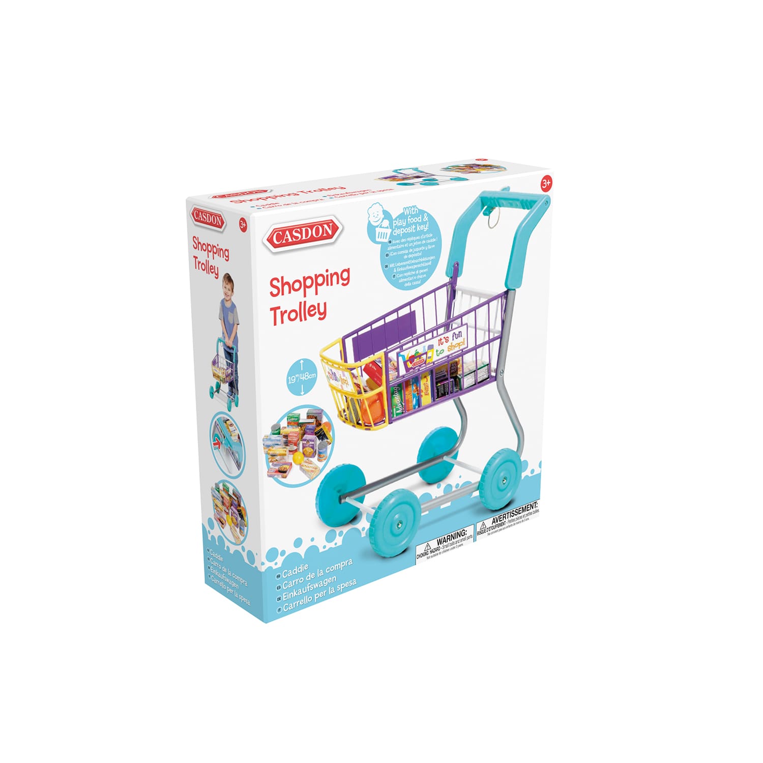 Casdon cheap shopping trolley