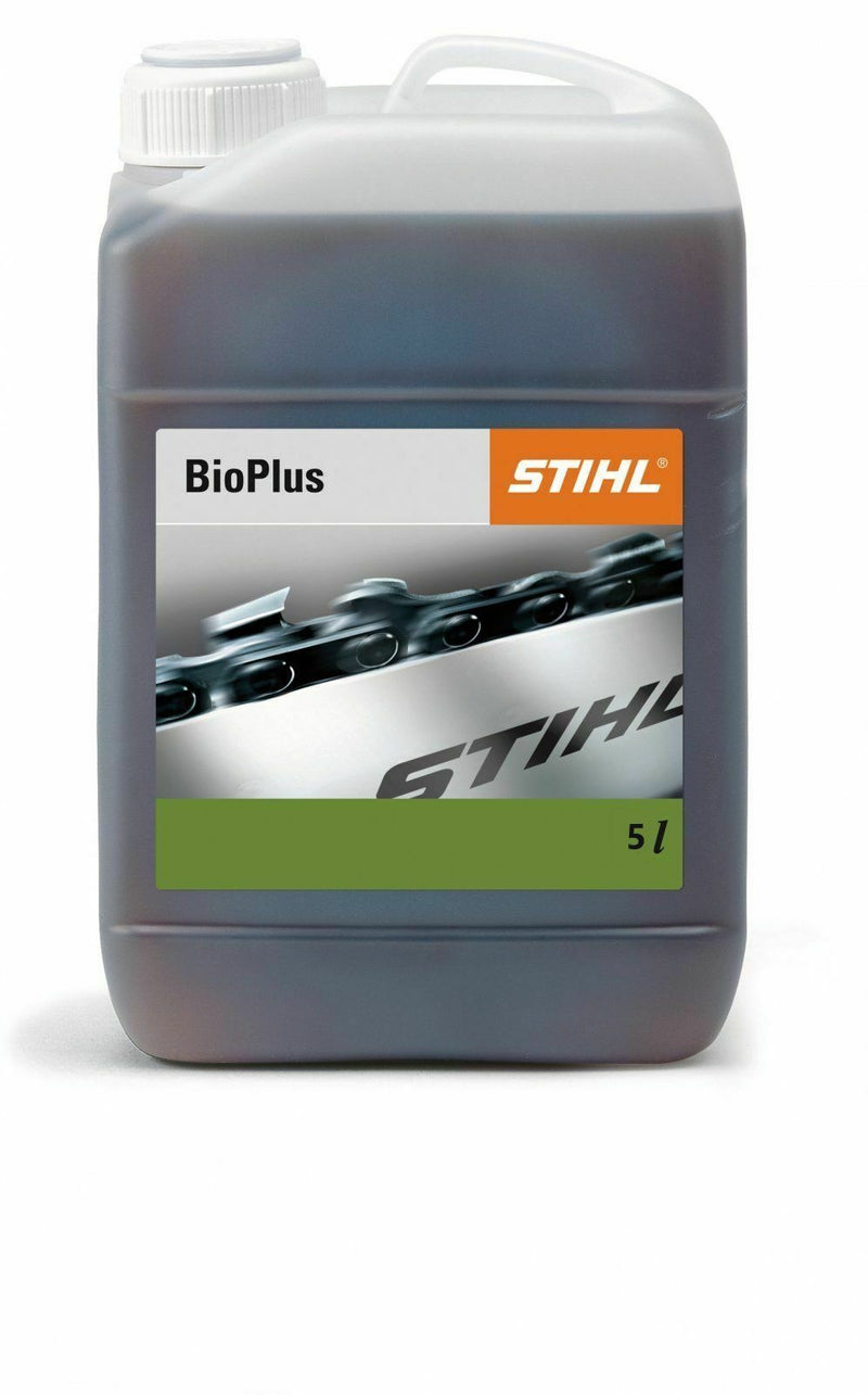 Stihl Chain Oil Bioplus 5L 07815163004 - OIL/ GREASE LUBRICANTS - Beattys of Loughrea