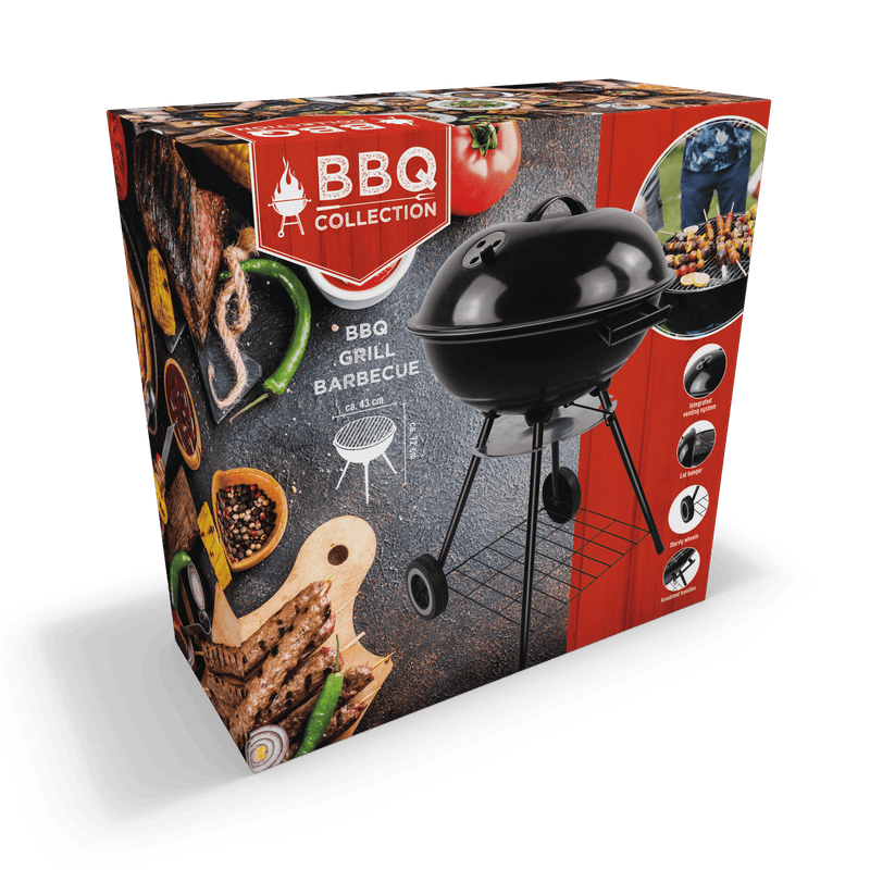 BBQ Collection Round Kettle Charcoal Barbecue 44cm - BBQ - CHARCOAL - Beattys of Loughrea