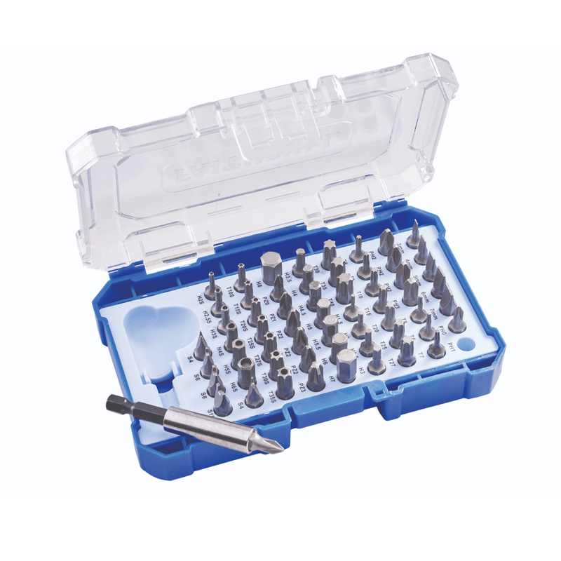 Faithfull 61 Piece Chrome Vanadium Security Screwdriver Bit Set - SCREWDRIVERS - Beattys of Loughrea