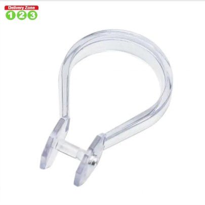 12 Clear Shower Curtain Rings - SHOWER CURTAIN & CLIPS - Beattys of Loughrea