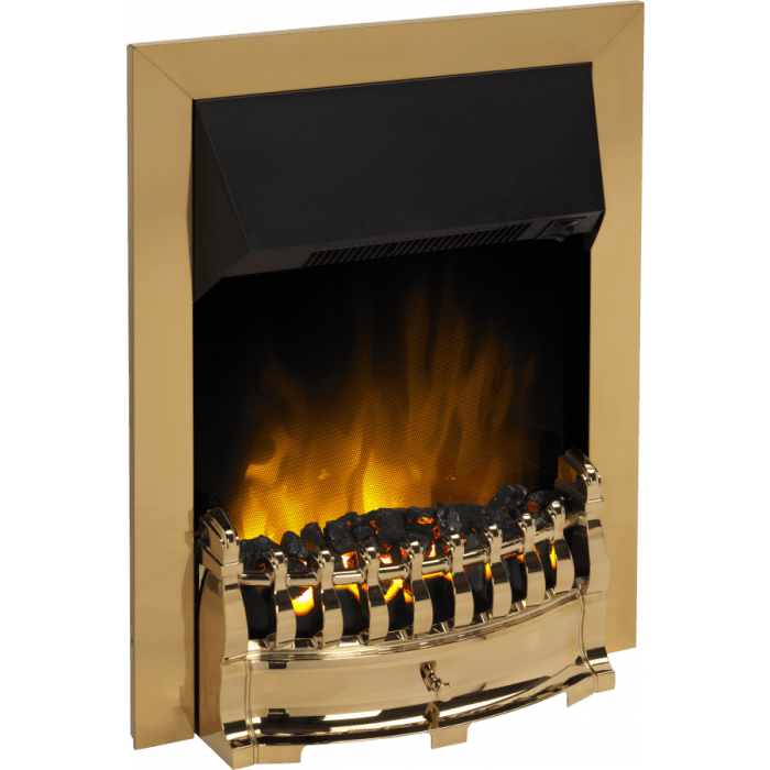 Dimplex STM20 Stamford Brass Optiflame Electric Inset Fire - ELEC FIRES - Beattys of Loughrea