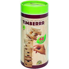 Timber 48Pcs In Roll Box - BOARD GAMES / DVD GAMES - Beattys of Loughrea