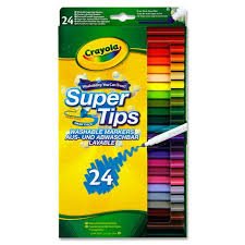 Crayola 24Pk Supertips - ART & CRAFT/MAGIC/AIRFIX - Beattys of Loughrea