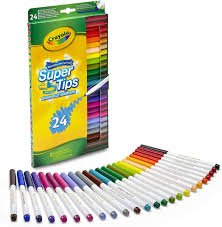 Crayola 24Pk Supertips - ART & CRAFT/MAGIC/AIRFIX - Beattys of Loughrea