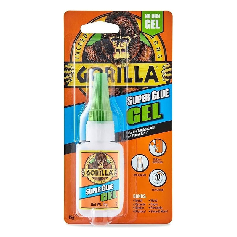 Gorilla Superglue Gel 15g - GLUE/WOOD GLUE - Beattys of Loughrea