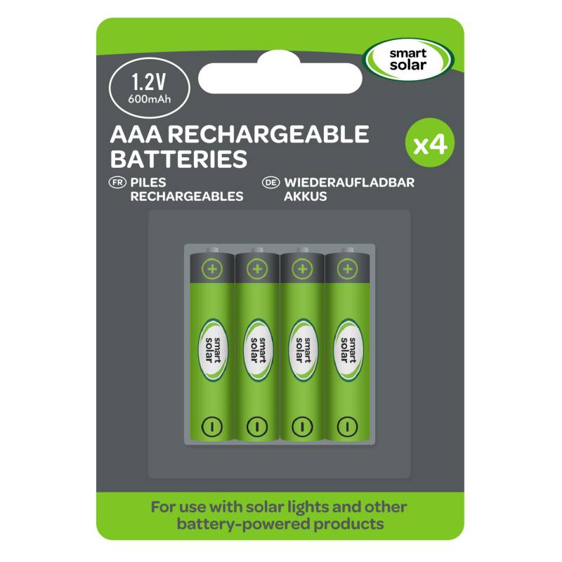 1.2V AAA Ni - MH 600mAh Rechargeable Battery 4 pk - BATTERIES - Beattys of Loughrea