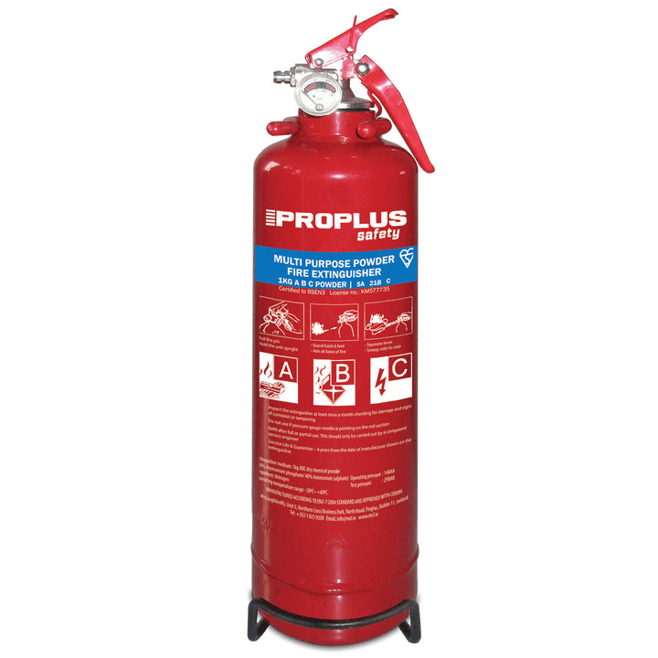 ProPlus Multi Purpose 1kg Fire Extinguisher - FIRE ALARM & PROTECTION - Beattys of Loughrea