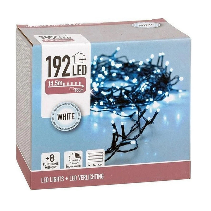 192 LED Lights Battery Operated White - XMAS BATTERY OPERATED LIGHTS - Beattys of Loughrea