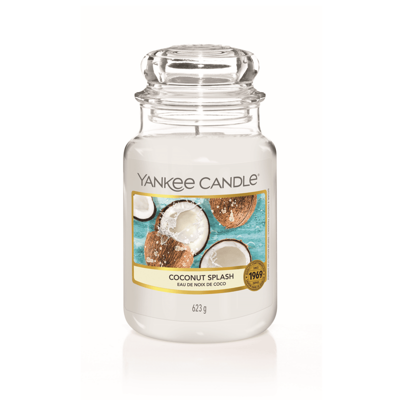 Coconut Splash Large Yankee Candle 623g - CANDLES - Beattys of Loughrea