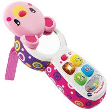 Vtech Peek & Play Phone Pink - VTECH/EDUCATIONAL - Beattys of Loughrea