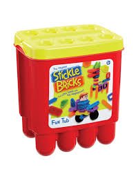 Stickle Bricks Fun Tub - CONSTRUCTION - LEGO/KNEX ETC - Beattys of Loughrea