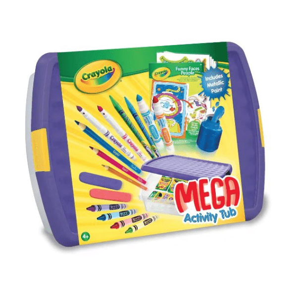 Crayola Mega Activity Tub - ART & CRAFT/MAGIC/AIRFIX - Beattys of Loughrea