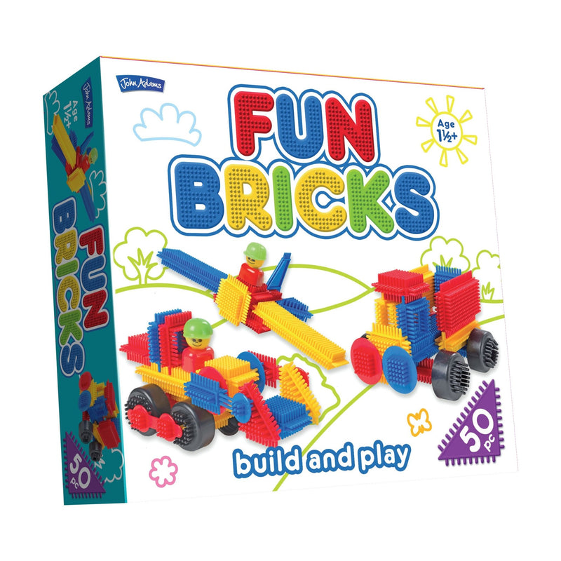 Fun Bricks 50Pk - CONSTRUCTION - LEGO/KNEX ETC - Beattys of Loughrea