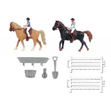 Kids Globe Horse set with 2 Horses