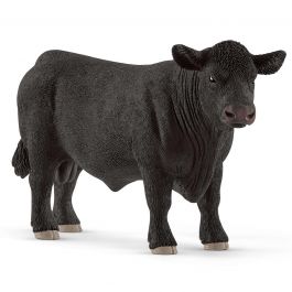 Schleich Black Angus Bull 13879 - FARMS/TRACTORS/BUILDING - Beattys of Loughrea