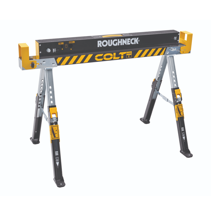 Roughneck Colt Folding Steel Sawhorse - WORKBENCH/ STAND - Beattys of Loughrea