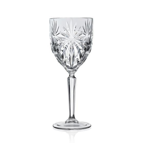 RCR Oasis Crystal Wine Glasses, 230 ml, Set Of 6 - DRINKING GLASSES - Beattys of Loughrea