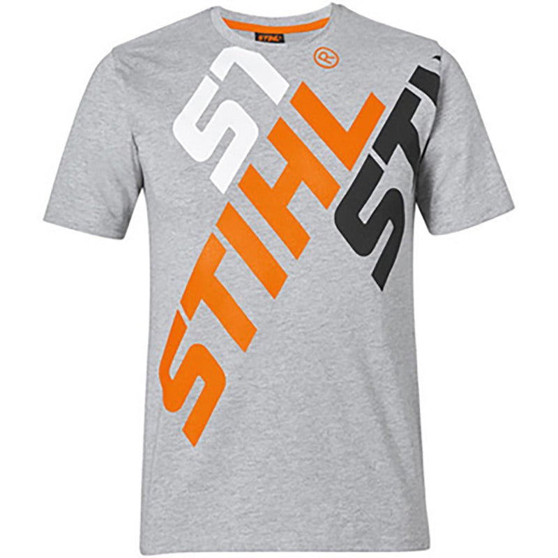 Stihl T-Shirt Grey Size L - 04209000156 - FLEECE/ SHIRT/ T - SHIRT - Beattys of Loughrea