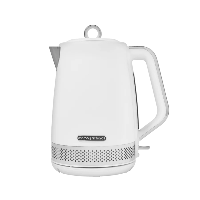 Morphy Richards Illumination Kettle 1.7L LED Light Matt White | 108021 - KETTLES - Beattys of Loughrea