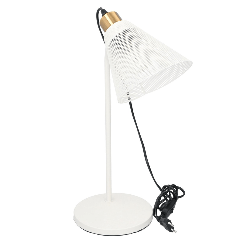 Grundig White Table Lamp - TABLE/BEDSIDE LAMPS - Beattys of Loughrea