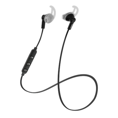 Streetz HLBT303 Sports Black In - Ear Headphones - HEADPHONES / EARPHONES/ MICROPHONE - Beattys of Loughrea