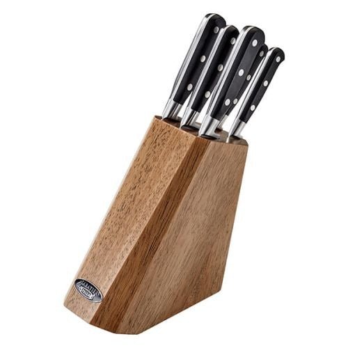 Stellar Sabatier 5 Piece Knife Block Set - CUTLERY/KNIFE SET/BLOCK - Beattys of Loughrea