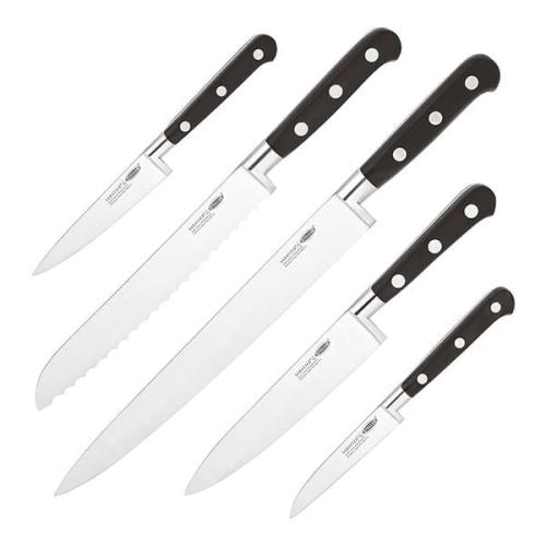 Stellar Sabatier 5 Piece Knife Block Set - CUTLERY/KNIFE SET/BLOCK - Beattys of Loughrea