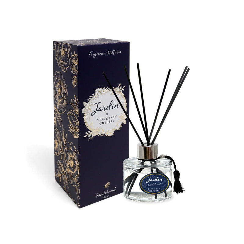 TIPPERARY CRYSTAL Jardin Collection Diffuser - Sandalwood - POT POURRI/AROMATHERAPY/OILS/DIFFUSER - Beattys of Loughrea