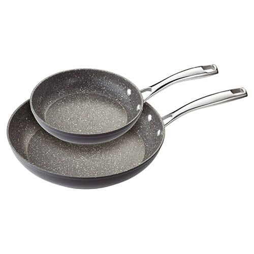 Stellar Rocktanium Twin Frying Pan Set - COOKWARE - S/STEEL - Beattys of Loughrea