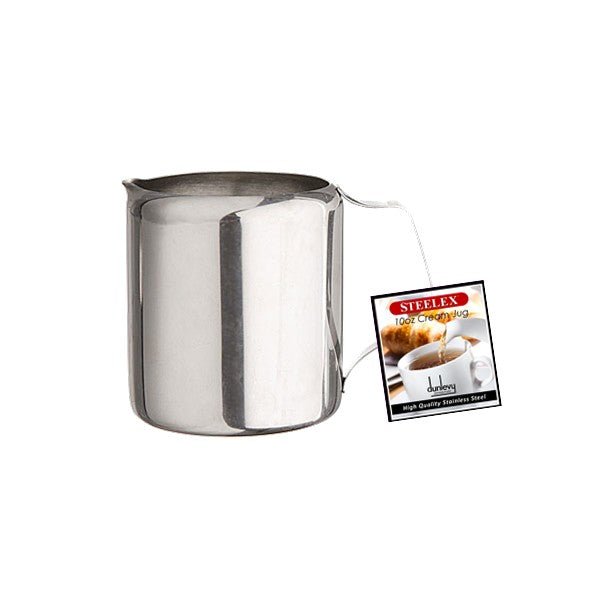 Steelex 10oz Stainless Steel Milk Jug - S/S TEAPOT/JUG - Beattys of Loughrea