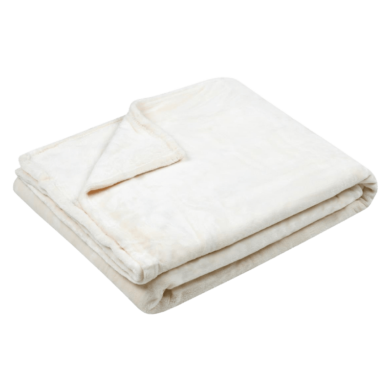 Doudou Off - white Throw 220 x 240cm - THROWS/BLANKETS - Beattys of Loughrea