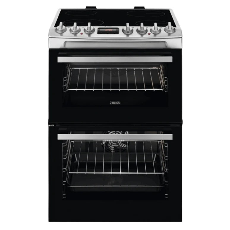 Zanussi 60cm Electric Cooker with AirFry | Stainless Steel ZCV69360XA