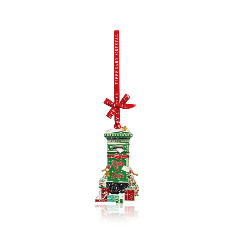 TIPPERARY CRYSTAL Sparkle Post Box Hanging Christmas Decoration - CANDLES - Beattys of Loughrea