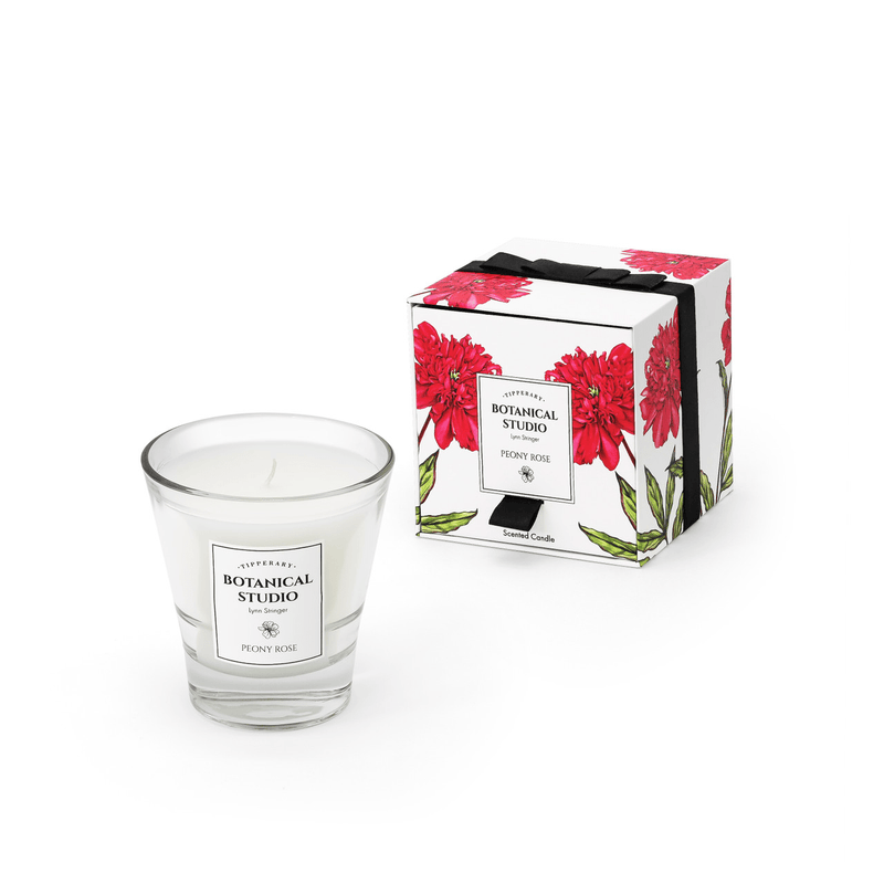 TIPPERARY CRYSTAL Botanical Studio Candle - Peony Rose - CANDLES - Beattys of Loughrea