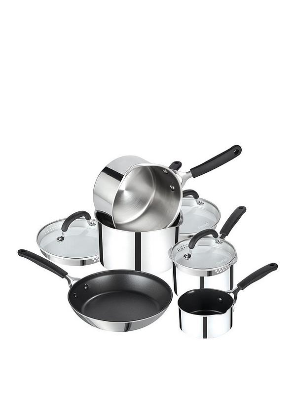 Prestige Made to Last 5 - Piece Cookware Set - COOKWARE - S/STEEL - Beattys of Loughrea