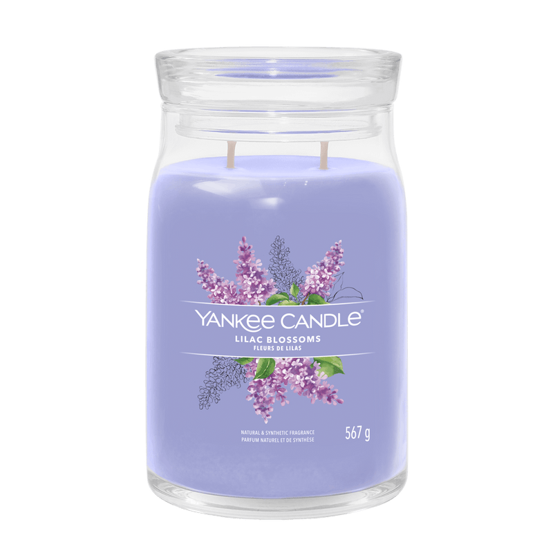 Lilac Blossoms Signature Large Jar Yankee Candle 567g - CANDLES - Beattys of Loughrea