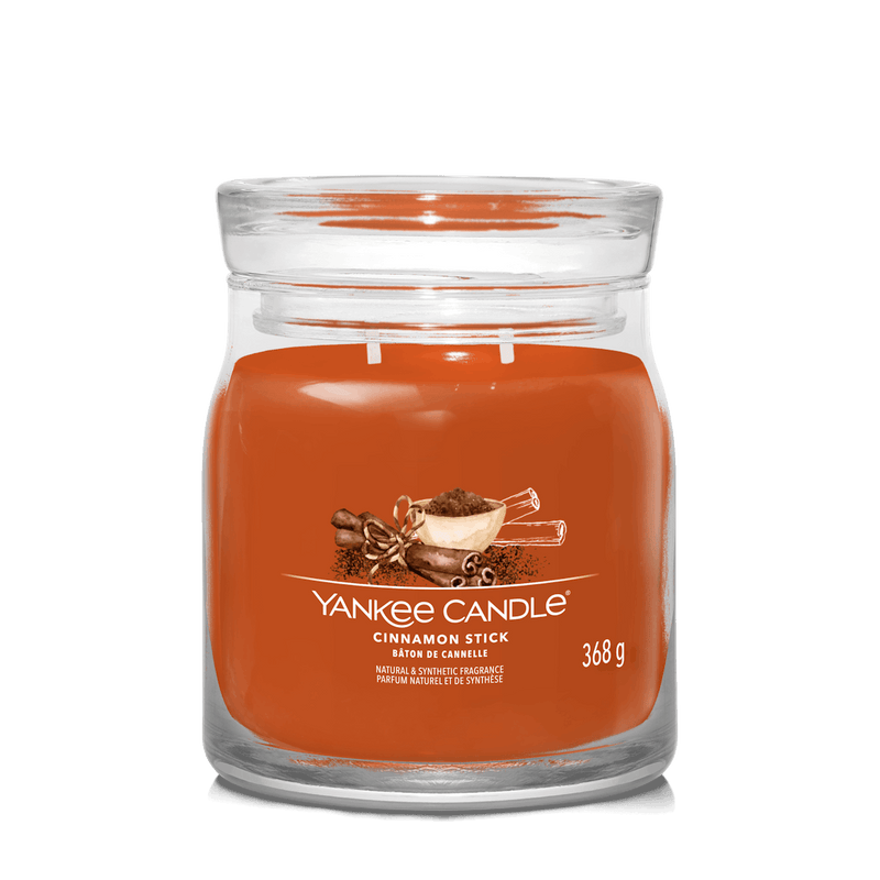 Cinnamon Stick Signature Medium Jar Yankee Candle 368g - CANDLES - Beattys of Loughrea