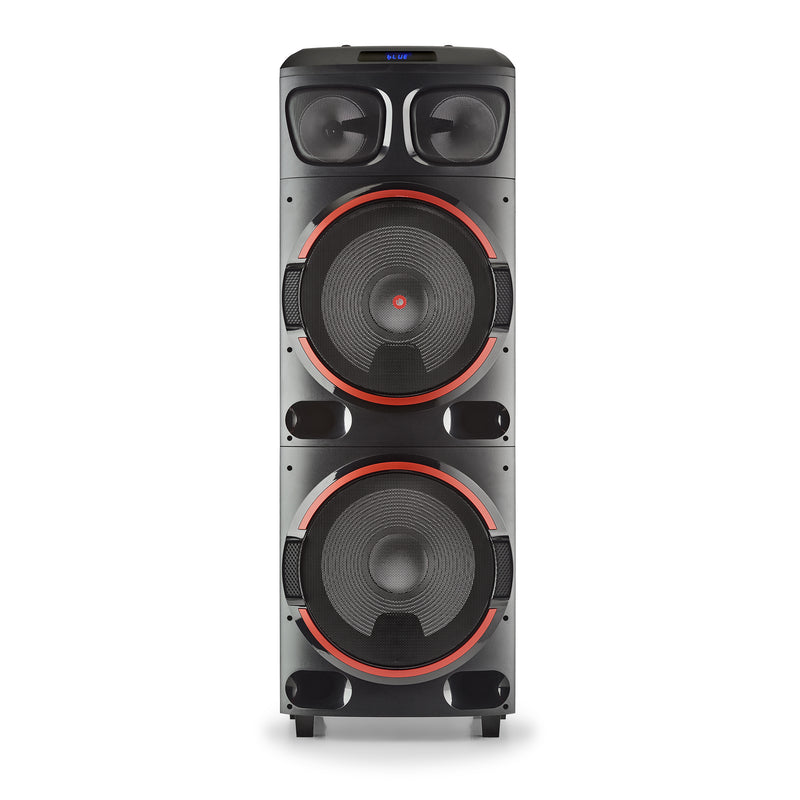 NGS 1200W Double 15" Woofer Wireless BT Speaker- WILDDUB3 - SPEAKERS HIFI MP3 PC - Beattys of Loughrea