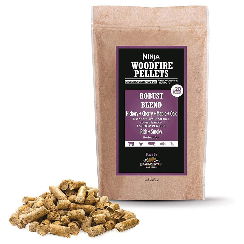 Ninja Woodfire Pellets Robust Blend 2Lb - BBQ FUEL BBQ TOOLS, ACCESSORIES , TENT PEGS - Beattys of Loughrea