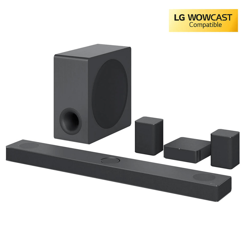 LG S80QR 620W 5.1.3Ch Soundbar With Wireless Subwoofer | S80QR.DGBRLLK - HOME CINEMA SYSTEM - Beattys of Loughrea