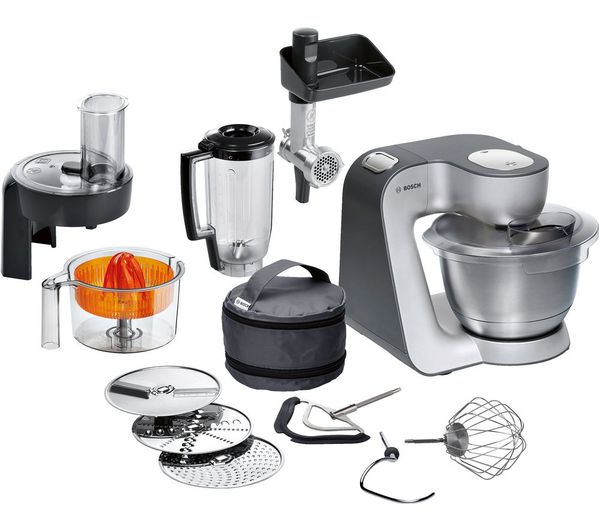 Bosch 7 in 1 Stand Mixer MUM59340GB - Anthracite & Silver - FOOD PROCESSORS - Beattys of Loughrea