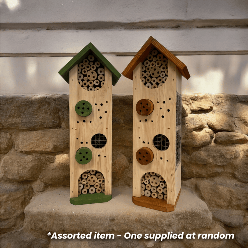 Decoris Large Insect House Assorted 50cm - One Supplied* - BIRD HOUSE/ FEEDERS - Beattys of Loughrea