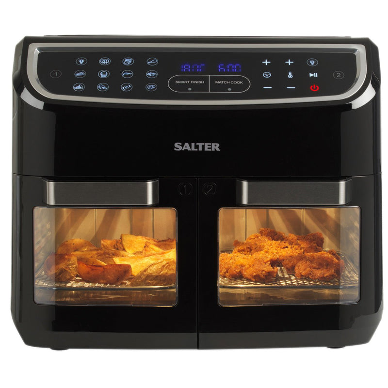 Salter Dual View Air Fryer Oven - 12L - DEEP FAT FRYERS/ AIR FRYER - Beattys of Loughrea