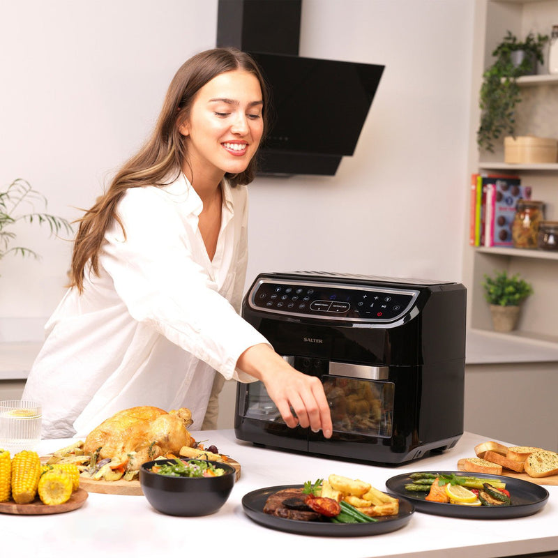 Salter Dual View Air Fryer Oven - 12L - DEEP FAT FRYERS/ AIR FRYER - Beattys of Loughrea