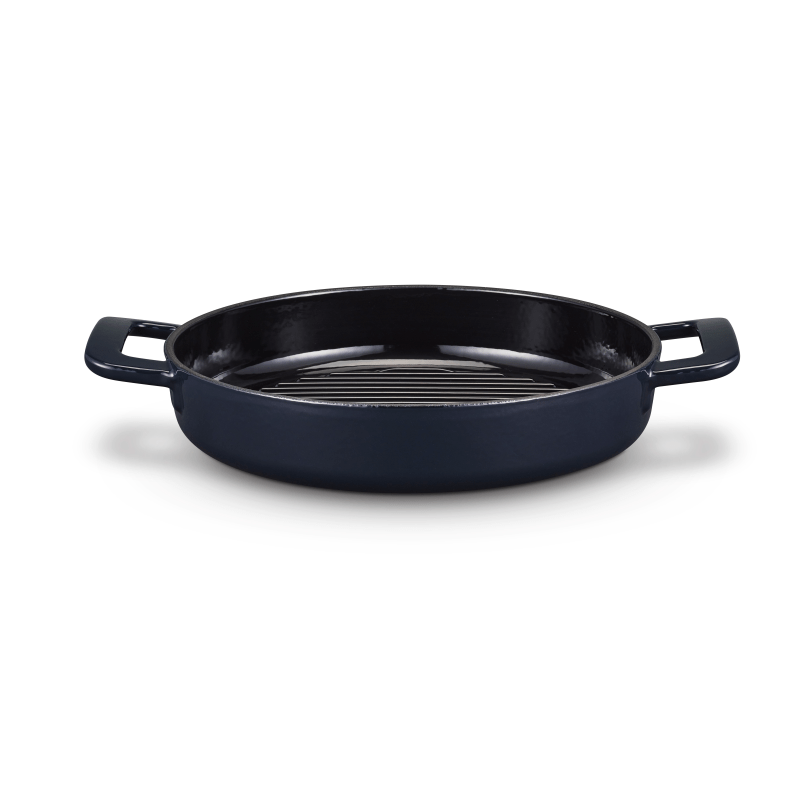 Brabantia The Dutch Grillpan Night Blue 28cm - COOKWARE - CAST IRON - Beattys of Loughrea