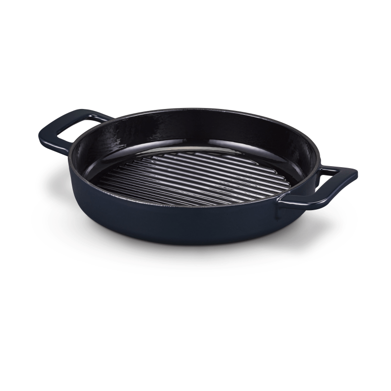 Brabantia The Dutch Grillpan Night Blue 28cm - COOKWARE - CAST IRON - Beattys of Loughrea