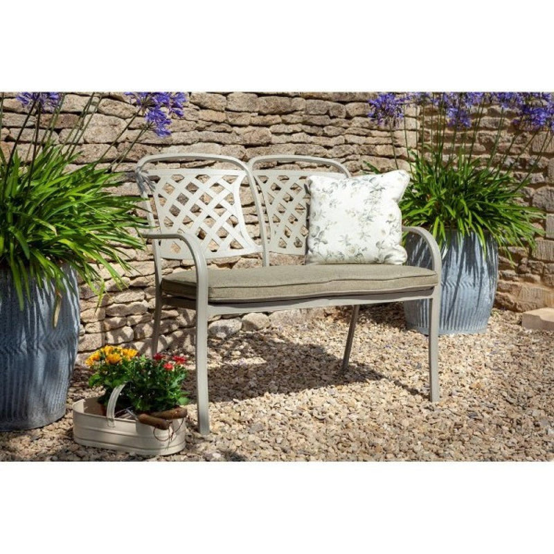 Berkeley Cast Aluminium 2 Seater Bench - BISTRO SET 2 PERSON - Beattys of Loughrea