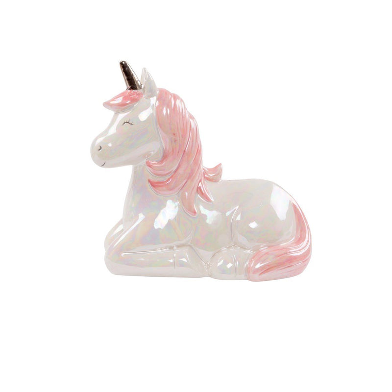 Rainbow Unicorn Money Bank - ORNAMENTS - Beattys of Loughrea